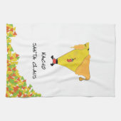 Linge De Cuisine Père Noël Nacho avec chips (Horizontal)