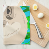 Linge De Cuisine père Noël sloth (Quart Plié)