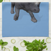 Linge De Cuisine Père Noël Sur Rhino Rhinoceros (Plié)