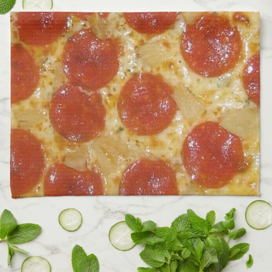 Linge De Cuisine Perfection de pepperoni (Plié)