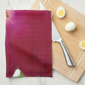 Linge De Cuisine Perfection pétale : À damiers Rose Art Motif pétal (Quart Plié)