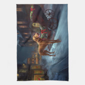 Linge De Cuisine Période de fêtes de Noël du Vizsla (Vertical)