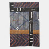 Linge De Cuisine Perles-Batik en tissu de boue (Vertical)