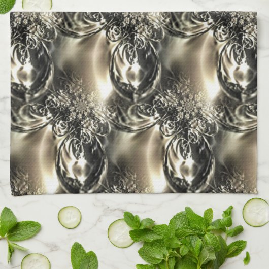 Linge De Cuisine Perles dorées (Plié)