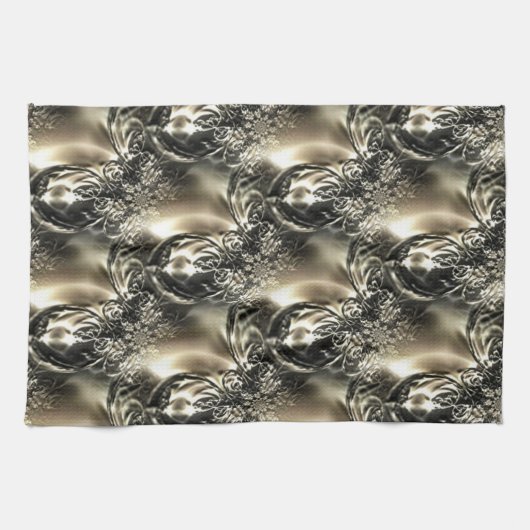 Linge De Cuisine Perles dorées (Horizontal)