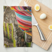 Linge De Cuisine Pérou Llama (Quart Plié)