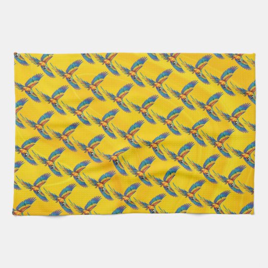 Linge De Cuisine Perroquet (Horizontal)