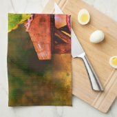 Linge De Cuisine Perroquet de pâte feuilletée Abstrait  (Quart Plié)