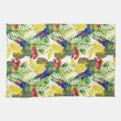 Linge De Cuisine Perroquets et fruit tropical (Horizontal)