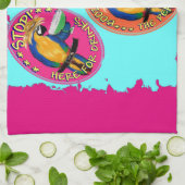 LINGE DE CUISINE PERROQUETS SOÛLS (Plié)