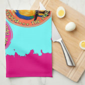LINGE DE CUISINE PERROQUETS SOÛLS (Quart Plié)