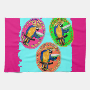 LINGE DE CUISINE PERROQUETS SOÛLS