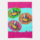 LINGE DE CUISINE PERROQUETS SOÛLS (Vertical)