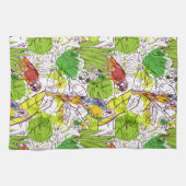 Linge De Cuisine Perroquets tropicaux (Horizontal)