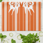 Linge De Cuisine Persimmon Victorian Stripe avec Papillon (Plié)