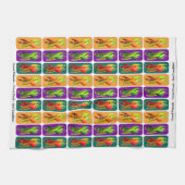 Linge De Cuisine Personalize With Text or Family Name Chili (Horizontal)