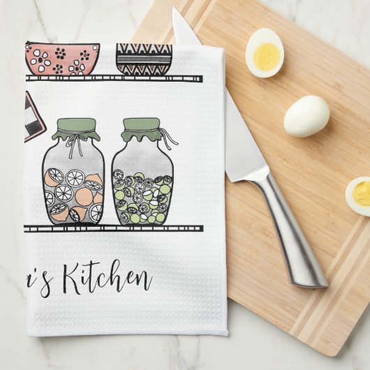 Linge De Cuisine Personalized Boho Chic Farmhouse Decor (Quart Plié)