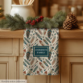 Linge De Cuisine Personalized Boho Towel Ethnic Feathers & Arrows