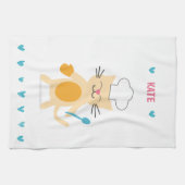 Linge De Cuisine Personalized Chef Cat Kitchen Towel (Horizontal)