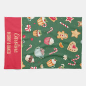 Linge De Cuisine Personalized Christmas Baking Pattern (Horizontal)