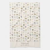 Linge De Cuisine Personalized Coastal Summer Getaway Pattern (Vertical)