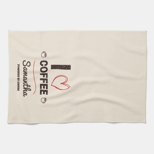 Linge De Cuisine Personalized Coffee Lover Kitchen Decor (Horizontal)