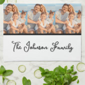 Linge De Cuisine Personalized Custom Photo  (Plié)