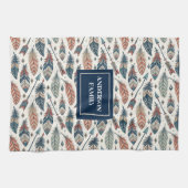 Linge De Cuisine Personalized Ethnic Towel Chic Native Kitchen Art (Horizontal)