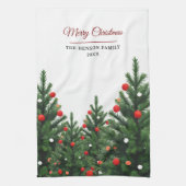 Linge De Cuisine Personalized Family Name Christmas Tree (Vertical)