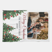 Linge De Cuisine Personalized Family Photo Christmas Tree (Horizontal)