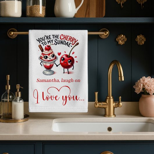 Linge De Cuisine Personalized Gift for Wife Funny Food Towel