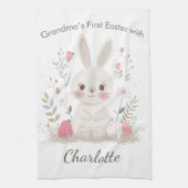 Linge De Cuisine Personalized Grandma’s First Easter Kitchen Towel (Vertical)
