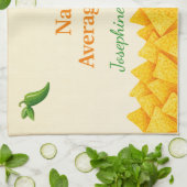 Linge De Cuisine Personalized Nacho Average Cook Funny Tea Towel (Plié)