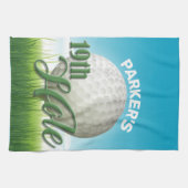 Linge De Cuisine PERSONALIZED NAME Golfer Golf Pro Ball 19th Hole (Horizontal)