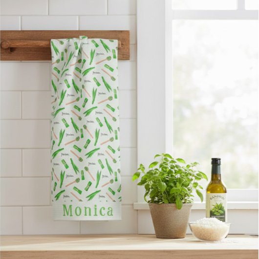 Linge De Cuisine Personalized Pandan Leaf