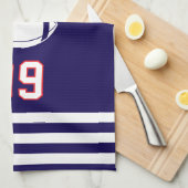 Linge De Cuisine Personalized Sports Towel | Custom Football Player (Quart Plié)