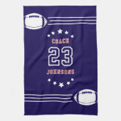 Linge De Cuisine Personalized Sports Towel Players and Coach (Vertical)