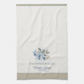 Linge De Cuisine Personalized Winter – Blue Berry Botanical (Vertical)