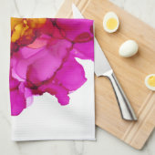 Linge De Cuisine Personnalisable ! ! ! fleur de grande taille de pi (Quart Plié)