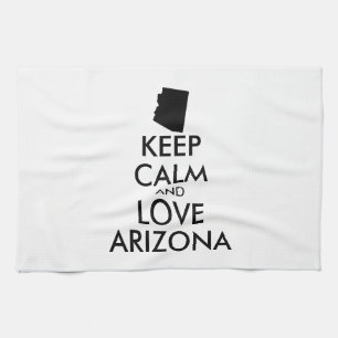 Linge De Cuisine Personnalisable KEEP CALM et LOVE ARIZONA