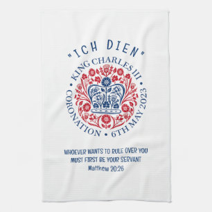 Linge De Cuisine Personnalisable KING CHARLES III