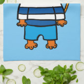 Linge De Cuisine Personnalisé Dillon le chat (Plié)