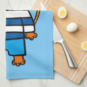 Linge De Cuisine Personnalisé Dillon le chat (Quart Plié)