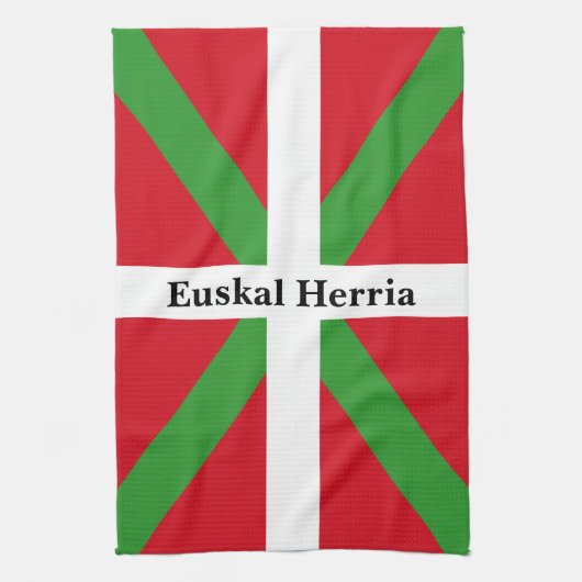 Linge De Cuisine Personnalisé, drapeau national du Pays basque, iku (Vertical)