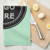 Linge De Cuisine Personnalisé, élégant, moderne et minimal (Quart Plié)