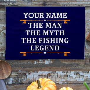 Linge De Cuisine Personnalisé L'Homme Le Mythe La Légende De La Pêc