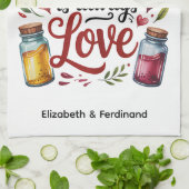 Linge De Cuisine Personnalisé L'Ingrédient Secret... (Plié)