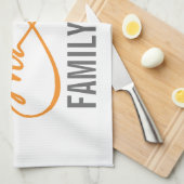 Linge De Cuisine Personnalisé M. et Mme 9e anniversaire (Quart Plié)