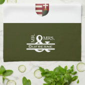 Linge De Cuisine Personnalisé M. & Mme Hungarian (Plié)