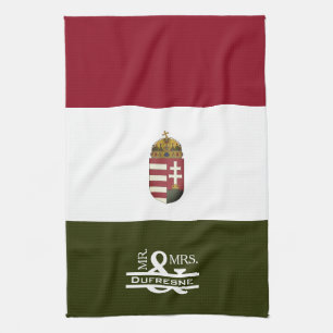 Linge De Cuisine Personnalisé M. & Mme Hungarian